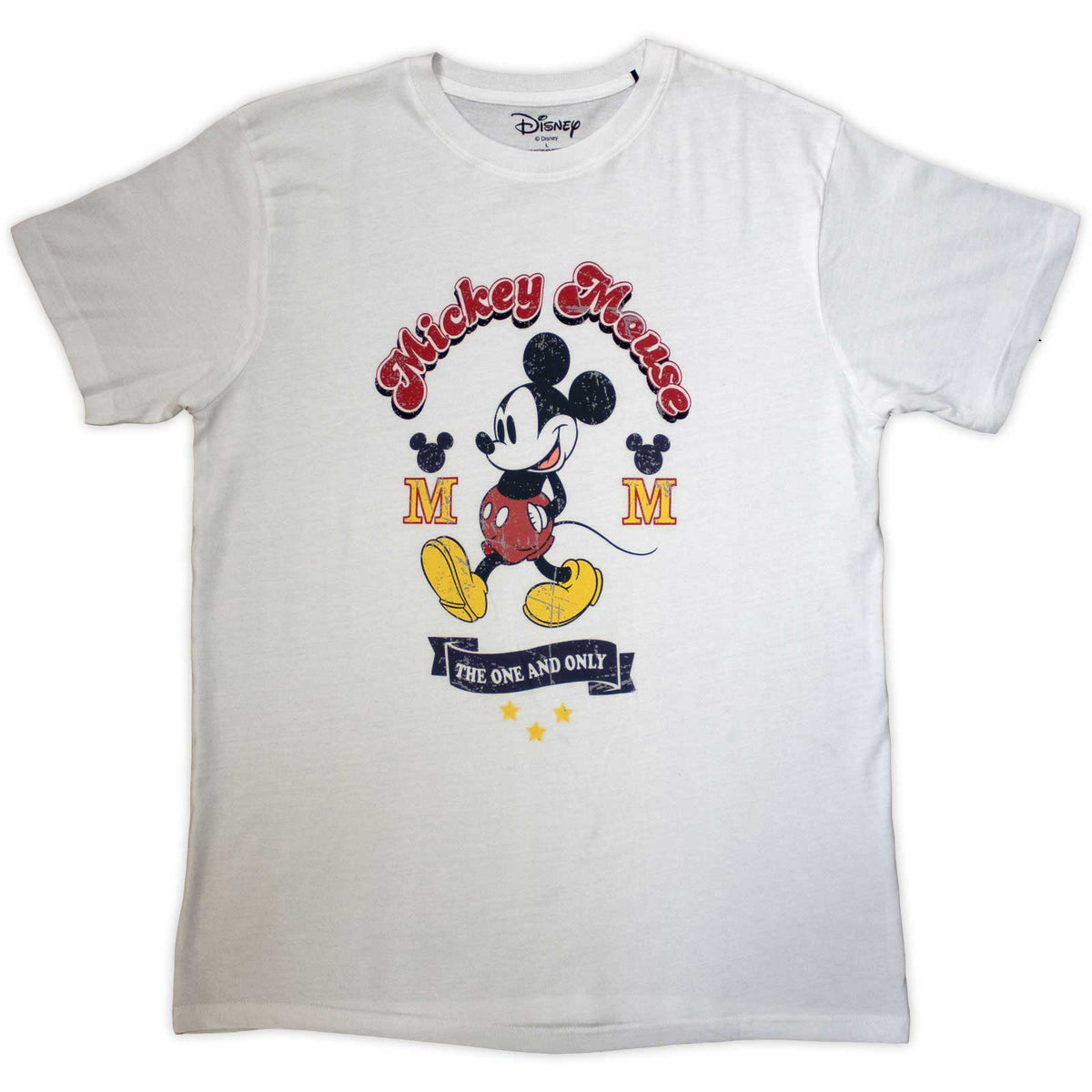 Mickey Mouse Unisex T-Shirt: One & Only (White)