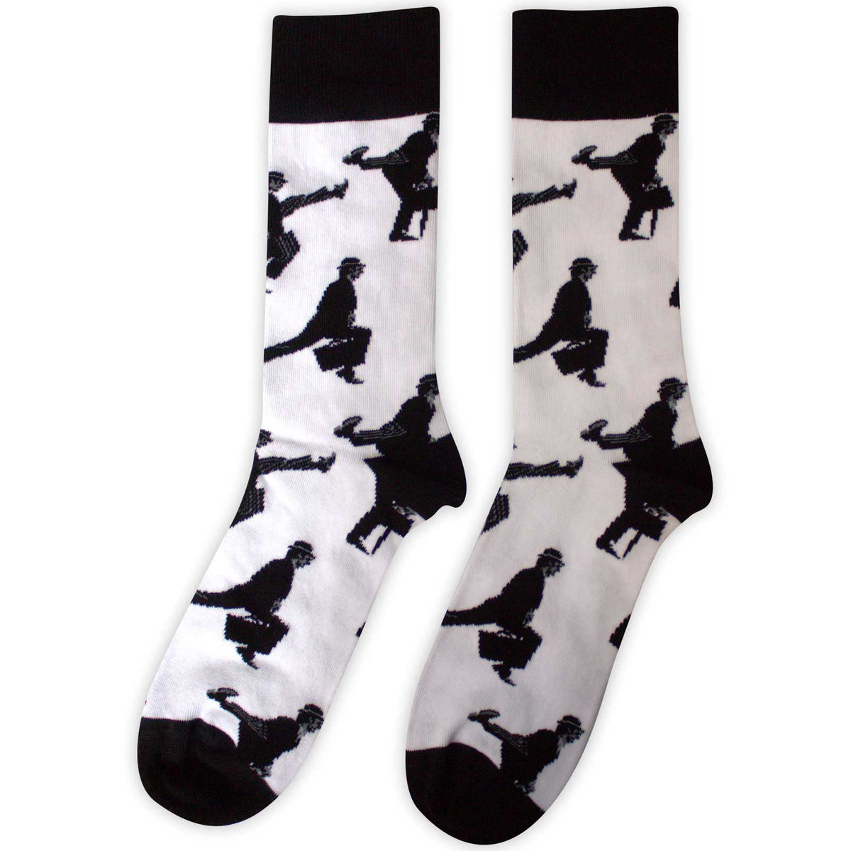 Monty Python Unisex Ankle Socks: Silly Walks (White)