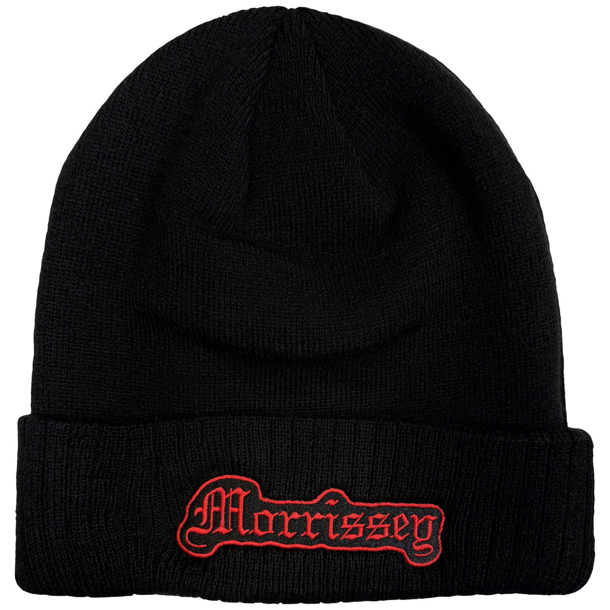 Morrissey Unisex Beanie Hat: Old English Logo (Black)