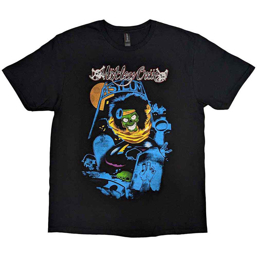 Motley Crue Unisex T-Shirt: Feelgood Graveyard Vintage (Black)