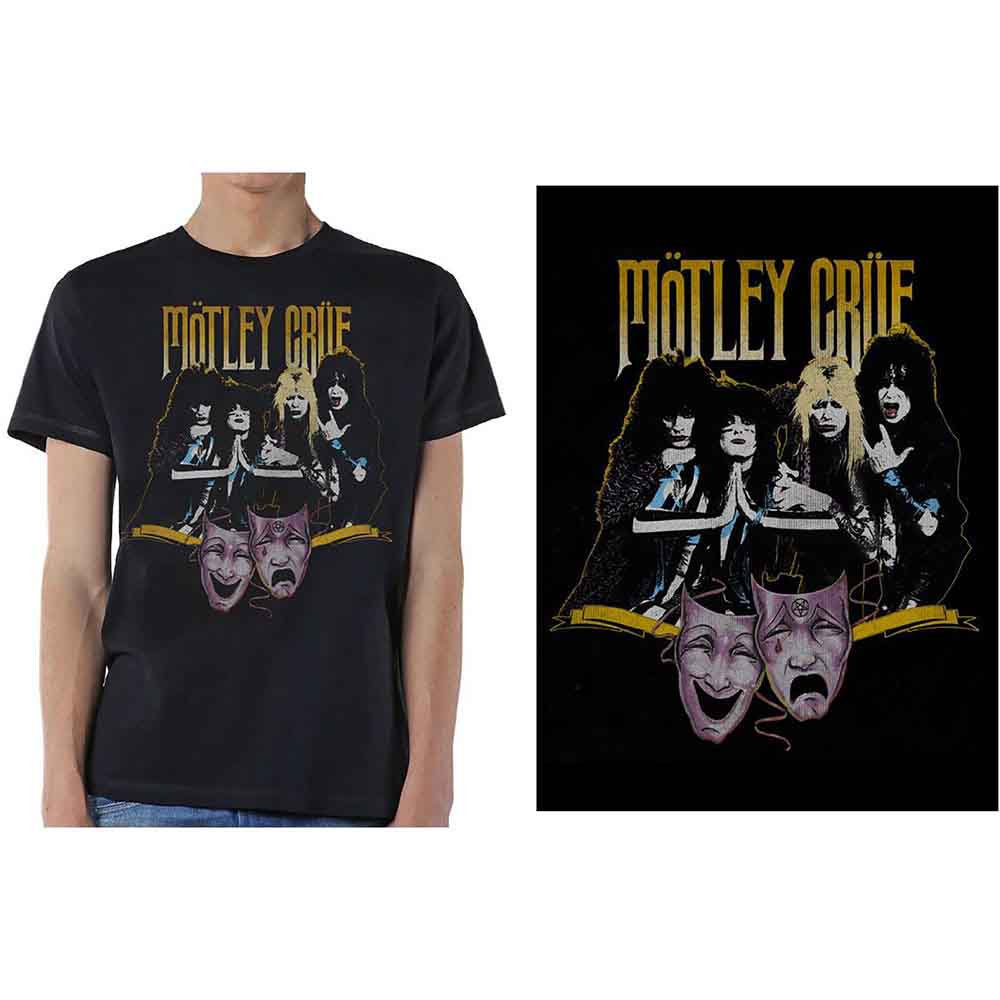 Motley Crue Unisex T-Shirt: Theatre Vintage (Black)