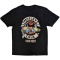 Motley Crue Unisex T-Shirt: Girls Girls Girls Tour '87 (Black)