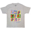 MTV: Rolling Stones Warhol Squares Unisex T-Shirt (Grey)