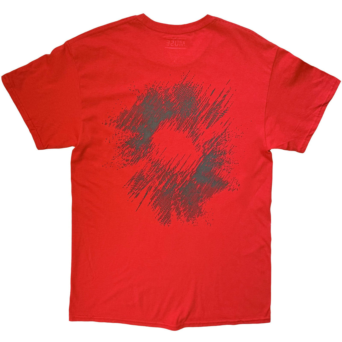 Muse Unisex T-Shirt: The Wow Signal (Red) (Back Print)