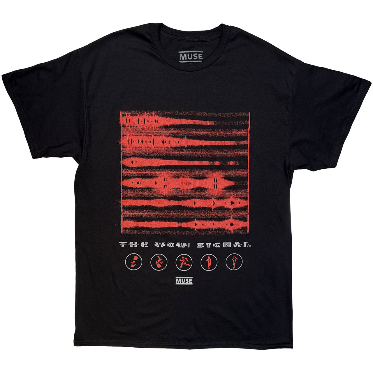 Muse: Wow Waves Unisex T-Shirt (Black)
