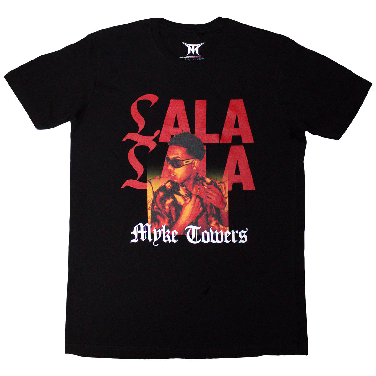 Myke Towers Unisex T-Shirt: Lala (Black)