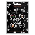 Marilyn Manson Button Badge Pack: Cross Logo