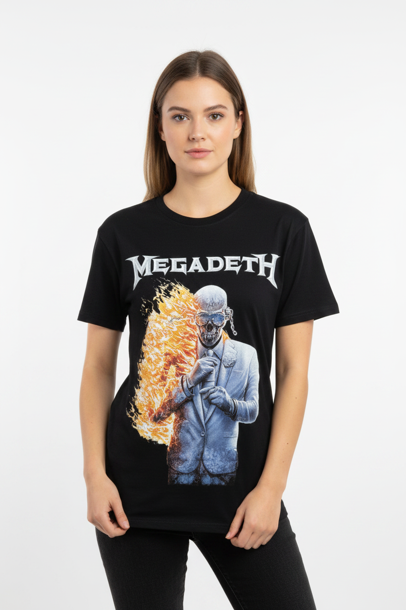 Megadeth: White Album Unisex T-Shirt (Black)