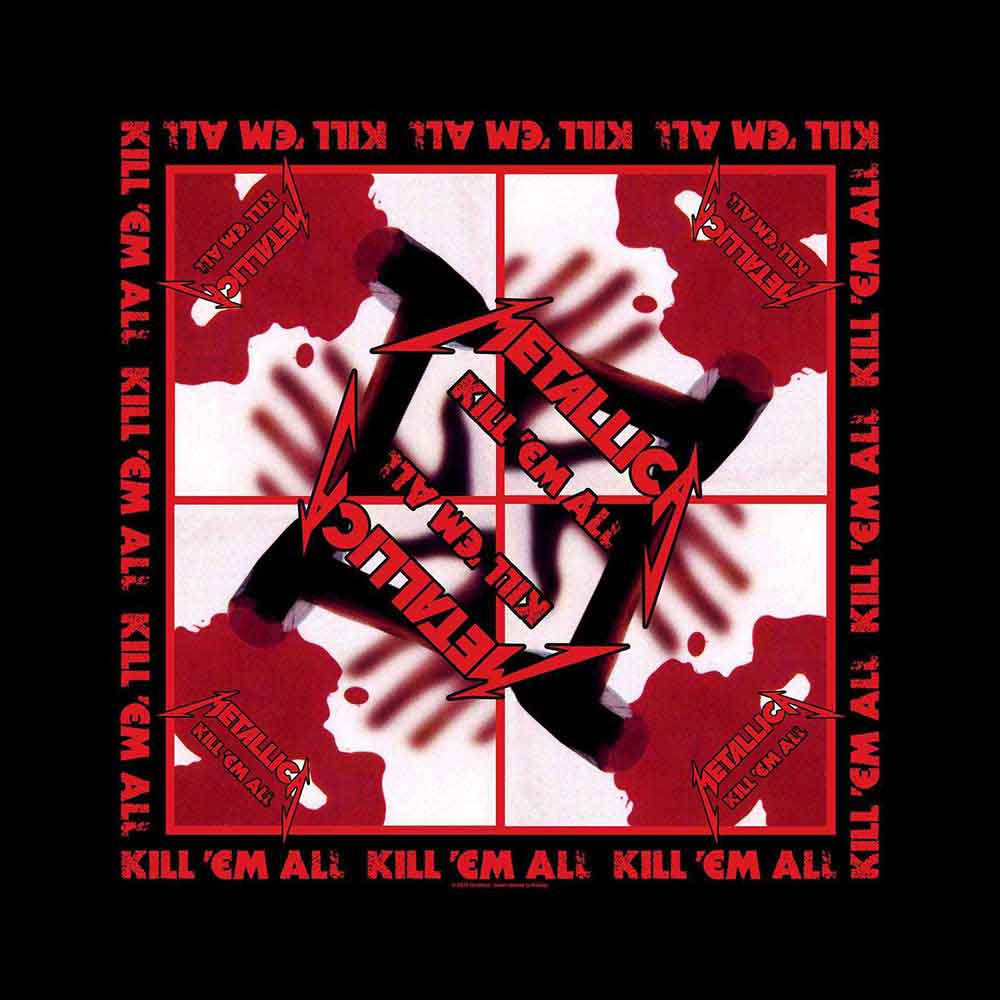Metallica: Kill 'Em All Unisex Bandana (Black)