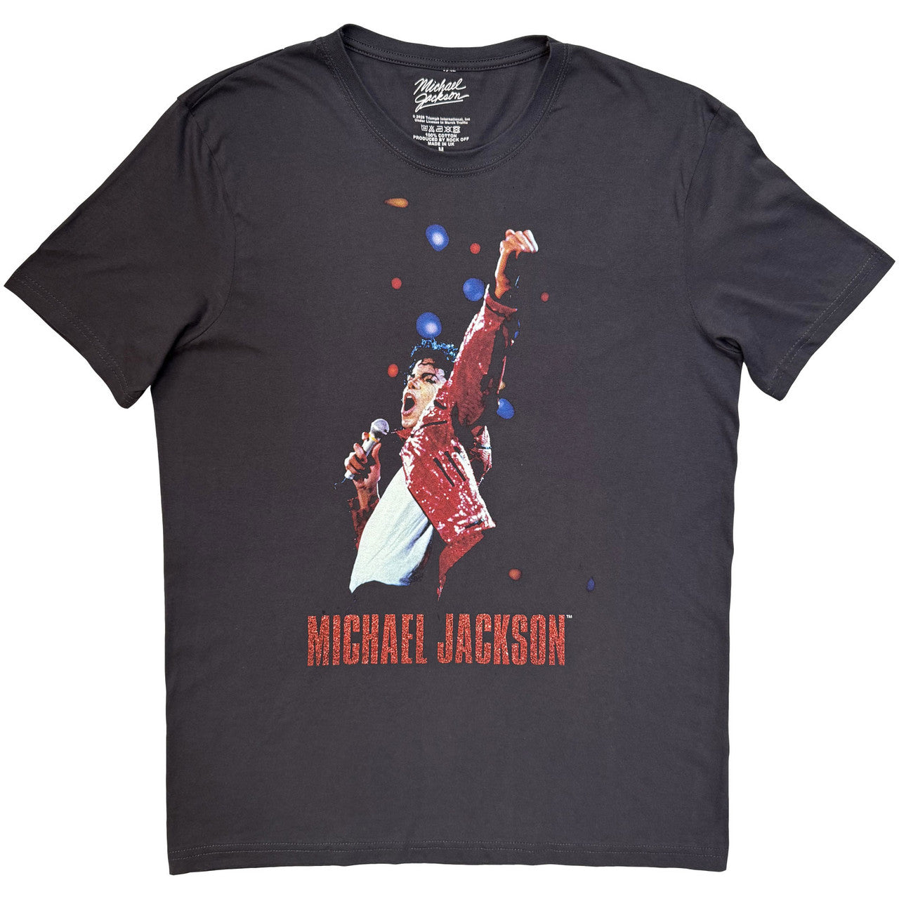 Michael Jackson: Beat It Live Unisex T-Shirt (Charcoal Grey)