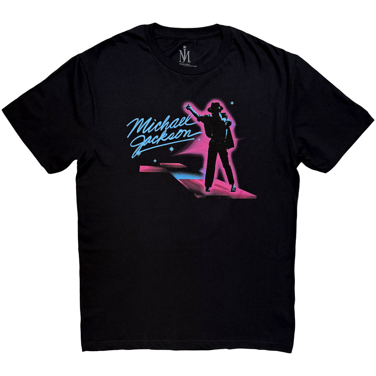 Michael Jackson: Neon Unisex T-Shirt (Black)