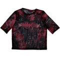 Motley Crue: Feelgood Logo Ladies Mesh Crop Top (Black)