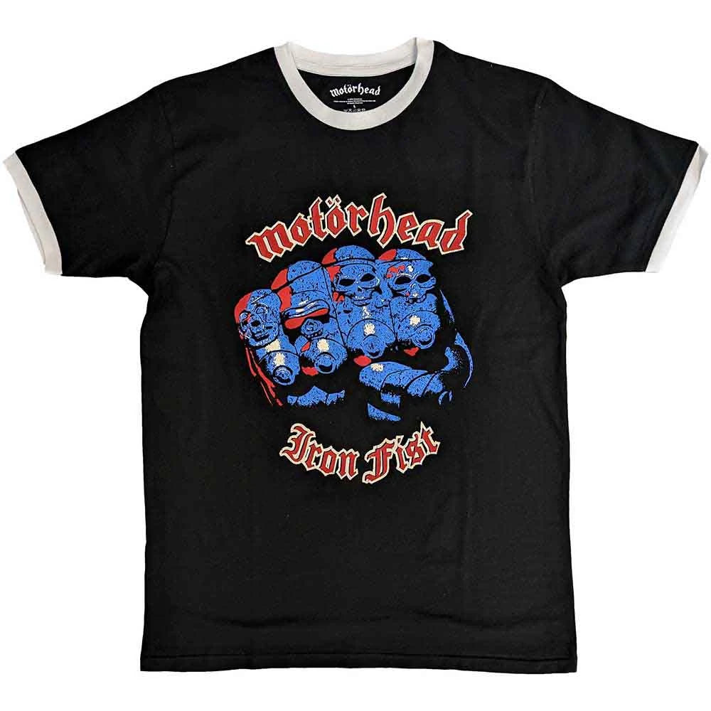 Motorhead: Iron Fist Unisex Ringer T-Shirt (Black)