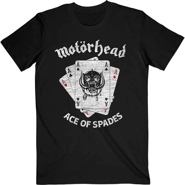 Motorhead: Flat War Pig Aces Unisex T-Shirt (Black)