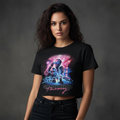 Muse: Simulation Theory Ladies Crop Top (Black)