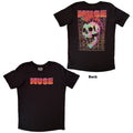 Muse: Punk Skull Unisex T-Shirt (Black) (Back Print)