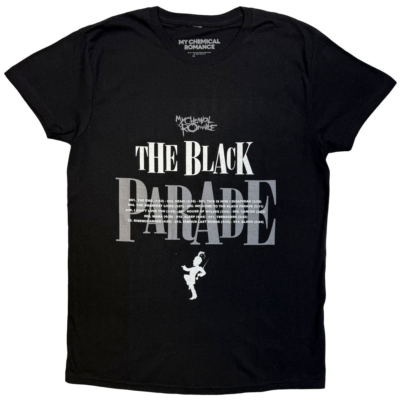 My Chemical Romance: Track Listing Unisex T-Shirt (Black)
