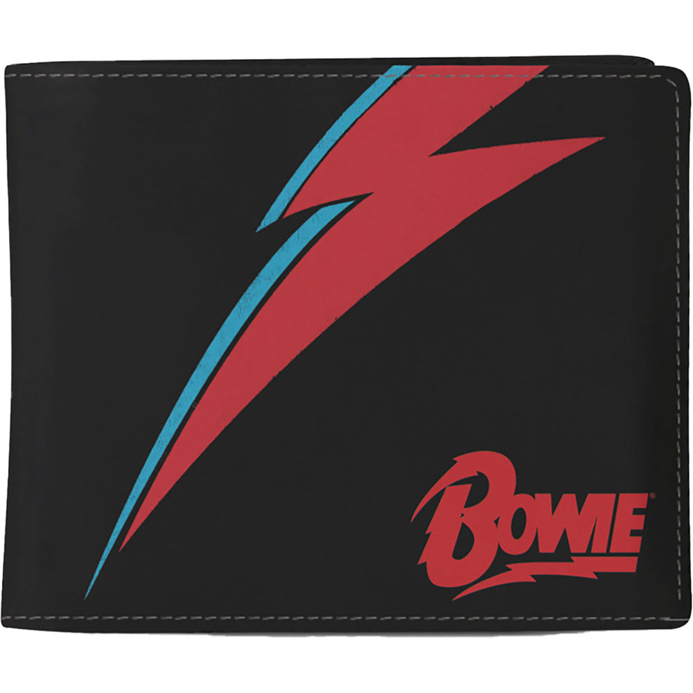 David Bowie Wallet: Lightning Black