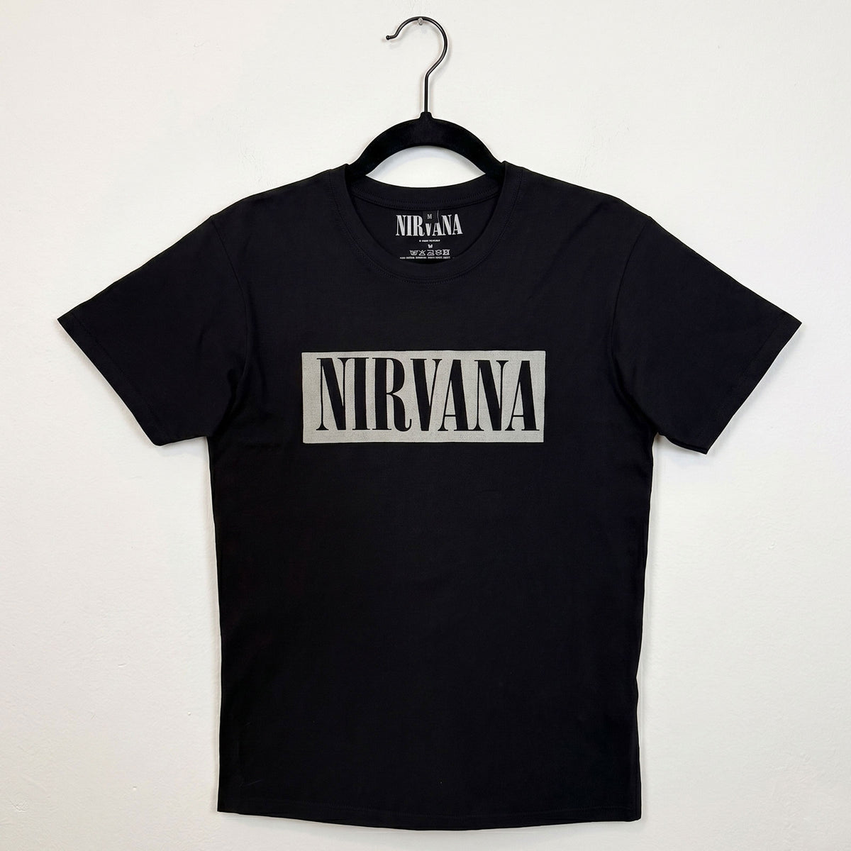 Nirvana Unisex Premium Carbon T-Shirt: Something In The Way (Black) (Back Print)