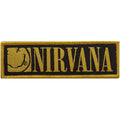 Nirvana Standard Patch: Logo & Happy Face