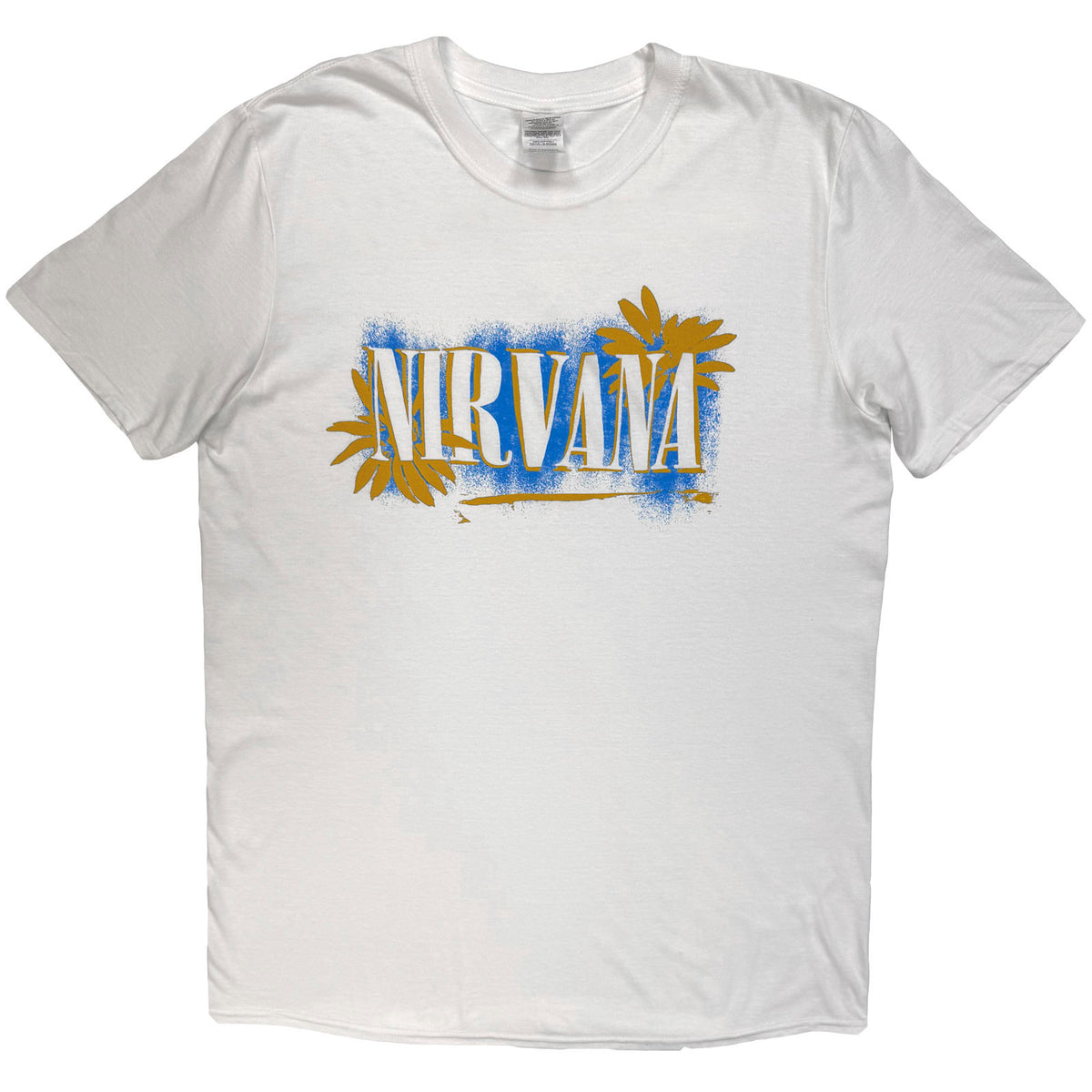 Nirvana Unisex T-Shirt: All Apologies (White) (Back Print)