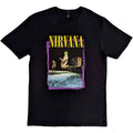 Nirvana Unisex T-Shirt: Stage Jump (Black)