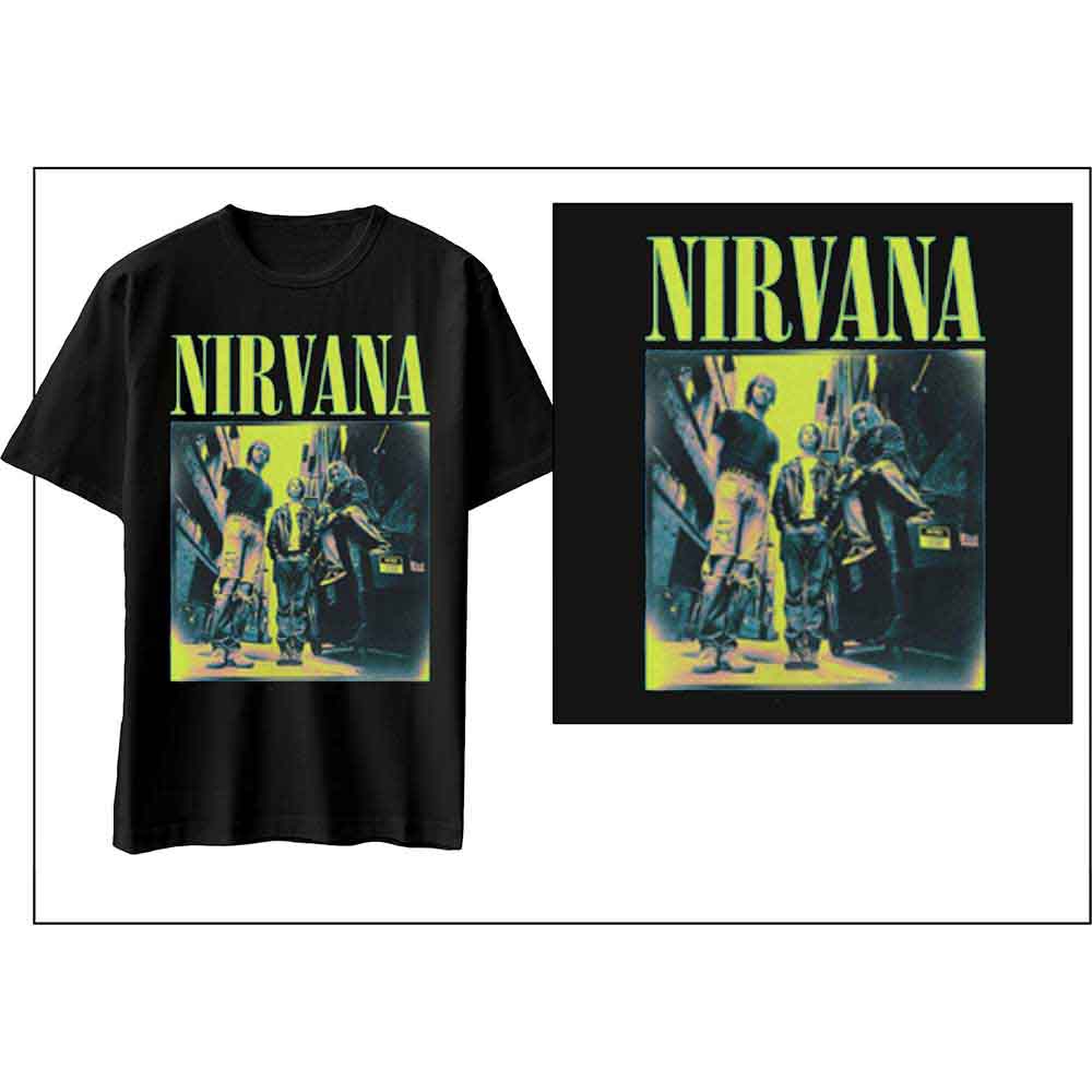 Nirvana Unisex T-Shirt: Kings of The Street (Black)
