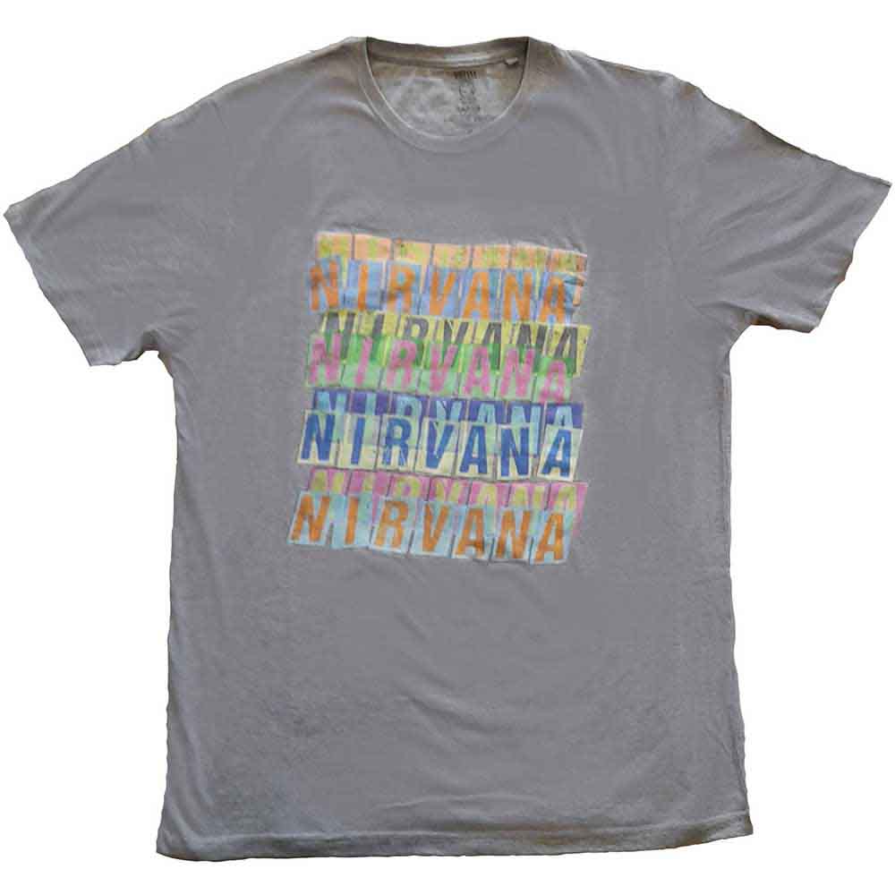 Nirvana Unisex T-Shirt: Repeat (Grey)