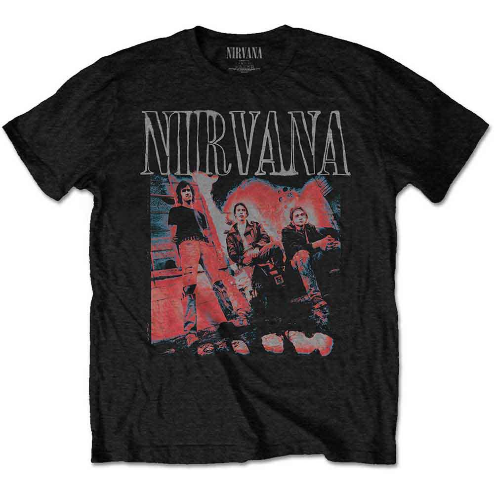 Nirvana Unisex T-Shirt: Kris Standing (Black)