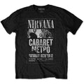Nirvana Unisex T-Shirt: Cabaret Metro (Black)