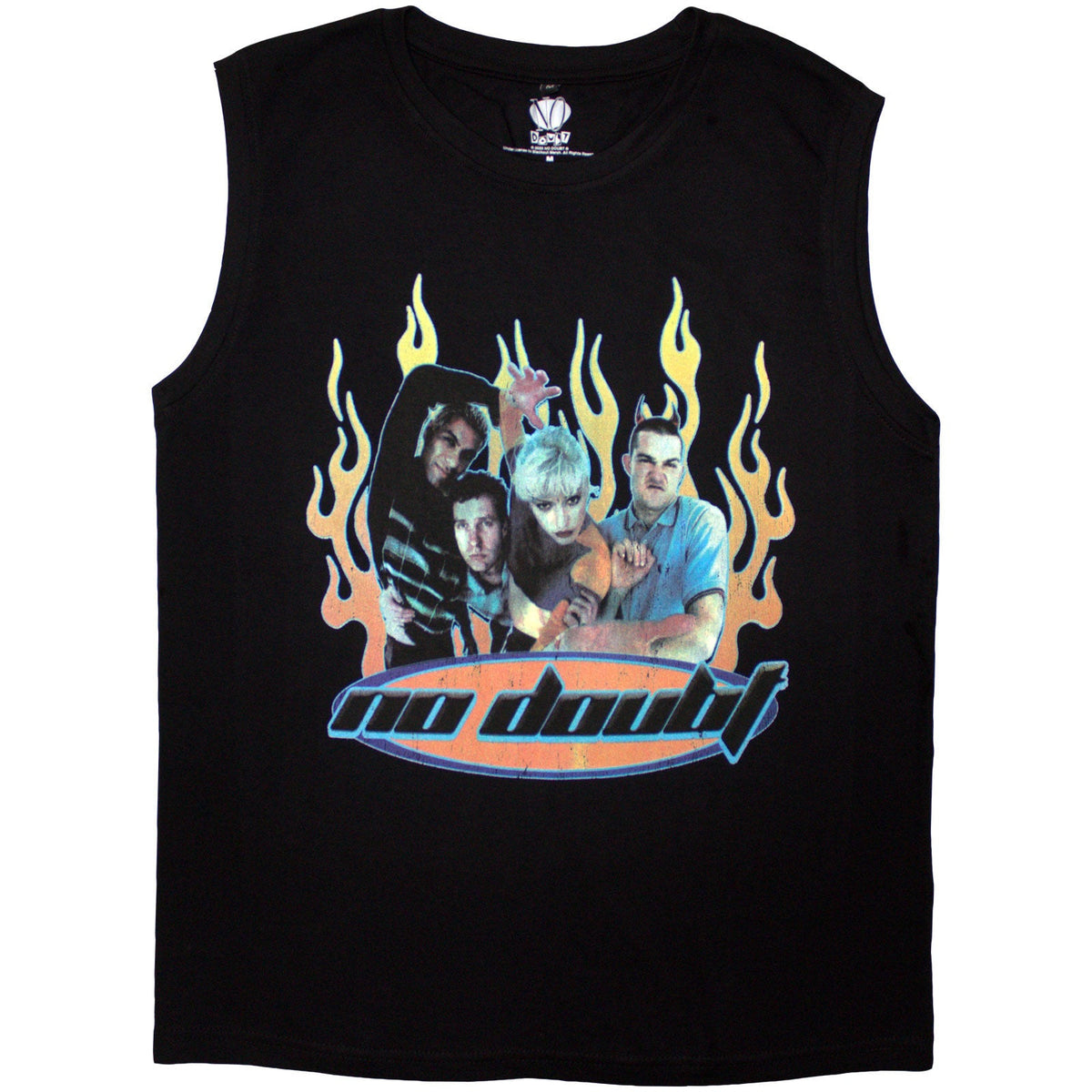 No Doubt: Retro Unisex Tank T-Shirt (Black)