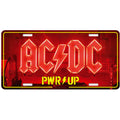 AC/DC Number Plate: Pwr Up