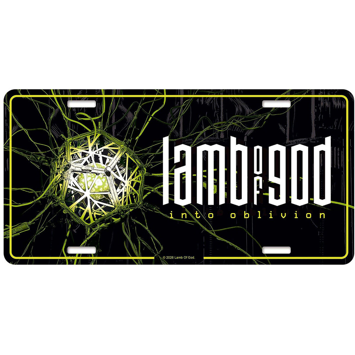 Lamb Of God  Number Plate: Into Oblivion