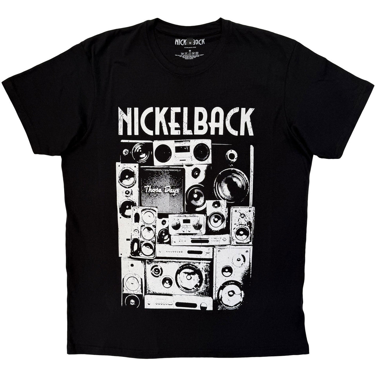 Nickelback: Wall Speakers Unisex Premium Carbon T-Shirt (Black)