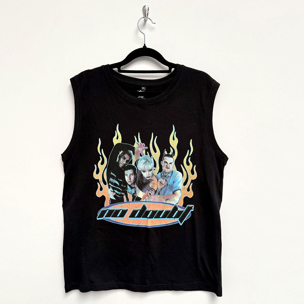 No Doubt: Retro Unisex Tank T-Shirt (Black)