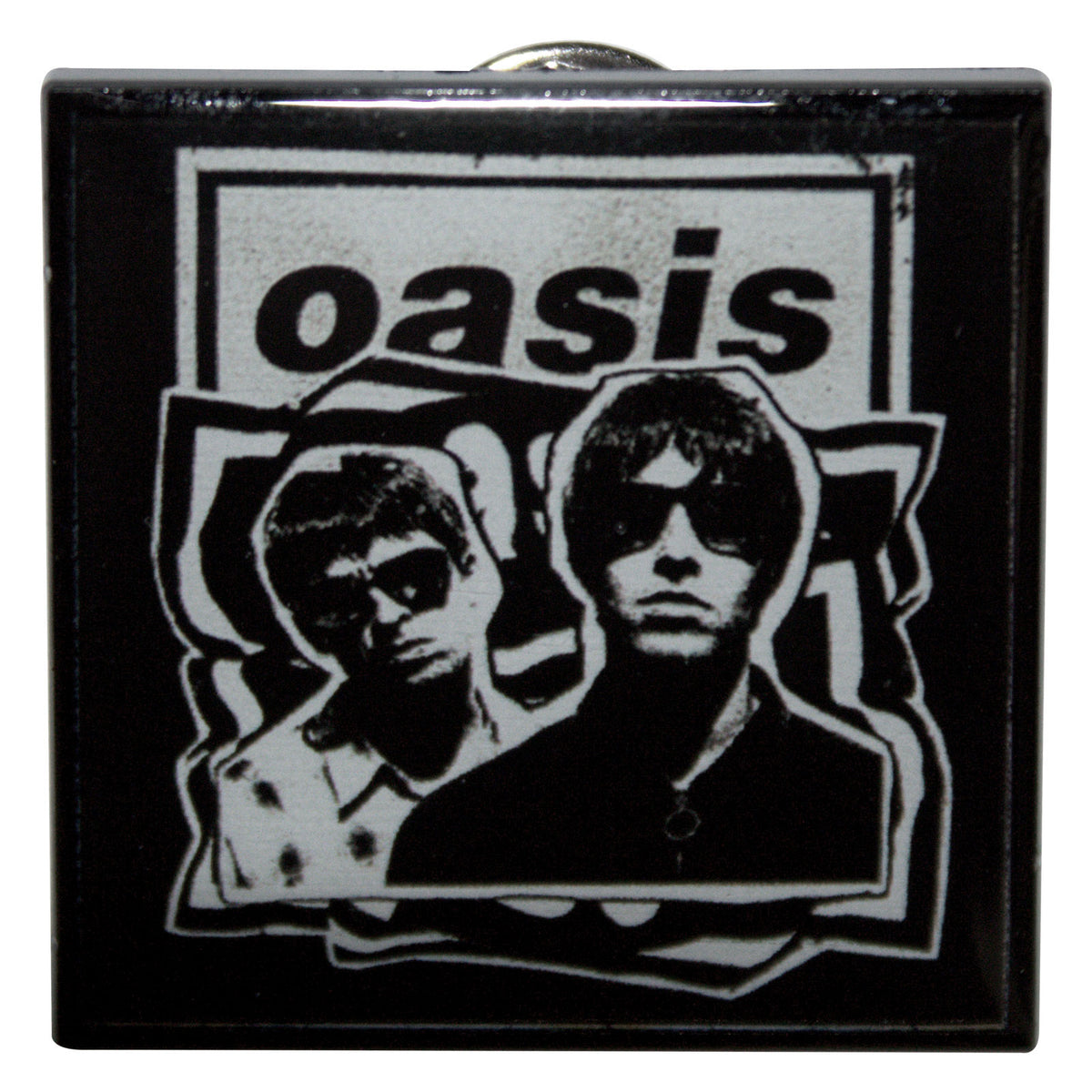 Oasis Pin Badge: Paper Cut-Out Photo (Ex-Tour)