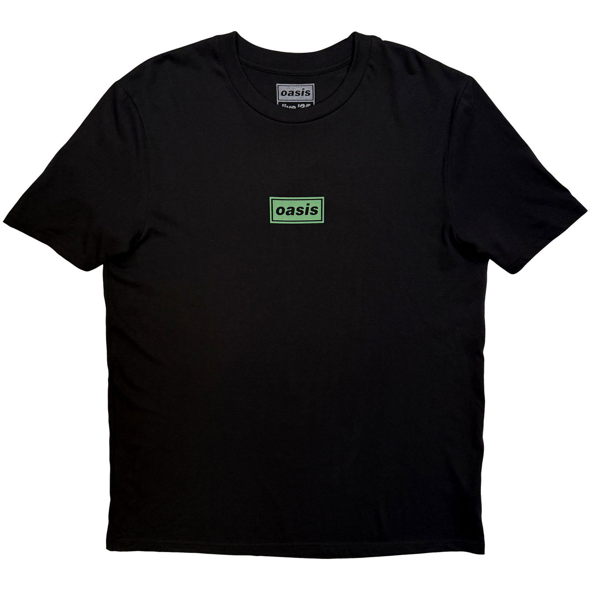 Oasis Unisex T-Shirt: Mexico City Half Faces Fan Store (Black) (Back Print & Ex-Tour)