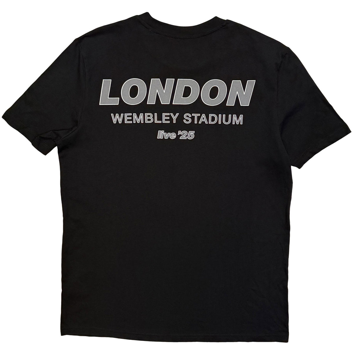 Oasis Unisex T-Shirt: London City Pop Up (Black) (Back Print & Ex-Tour)