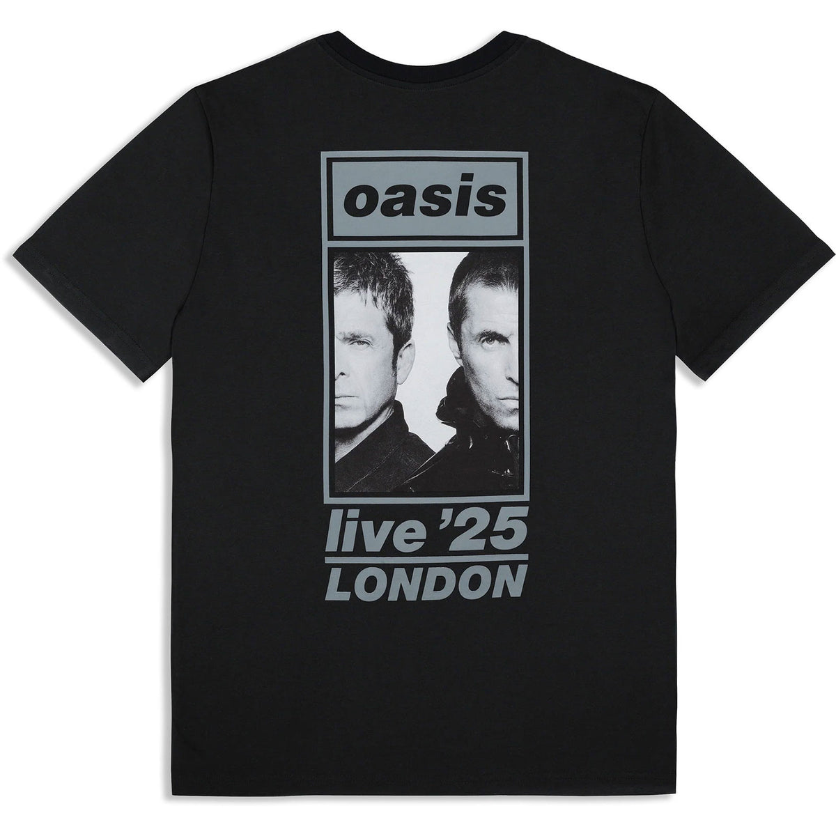Oasis Unisex T-Shirt: London 26 July Event (Black) (Back Print & Ex-Tour)