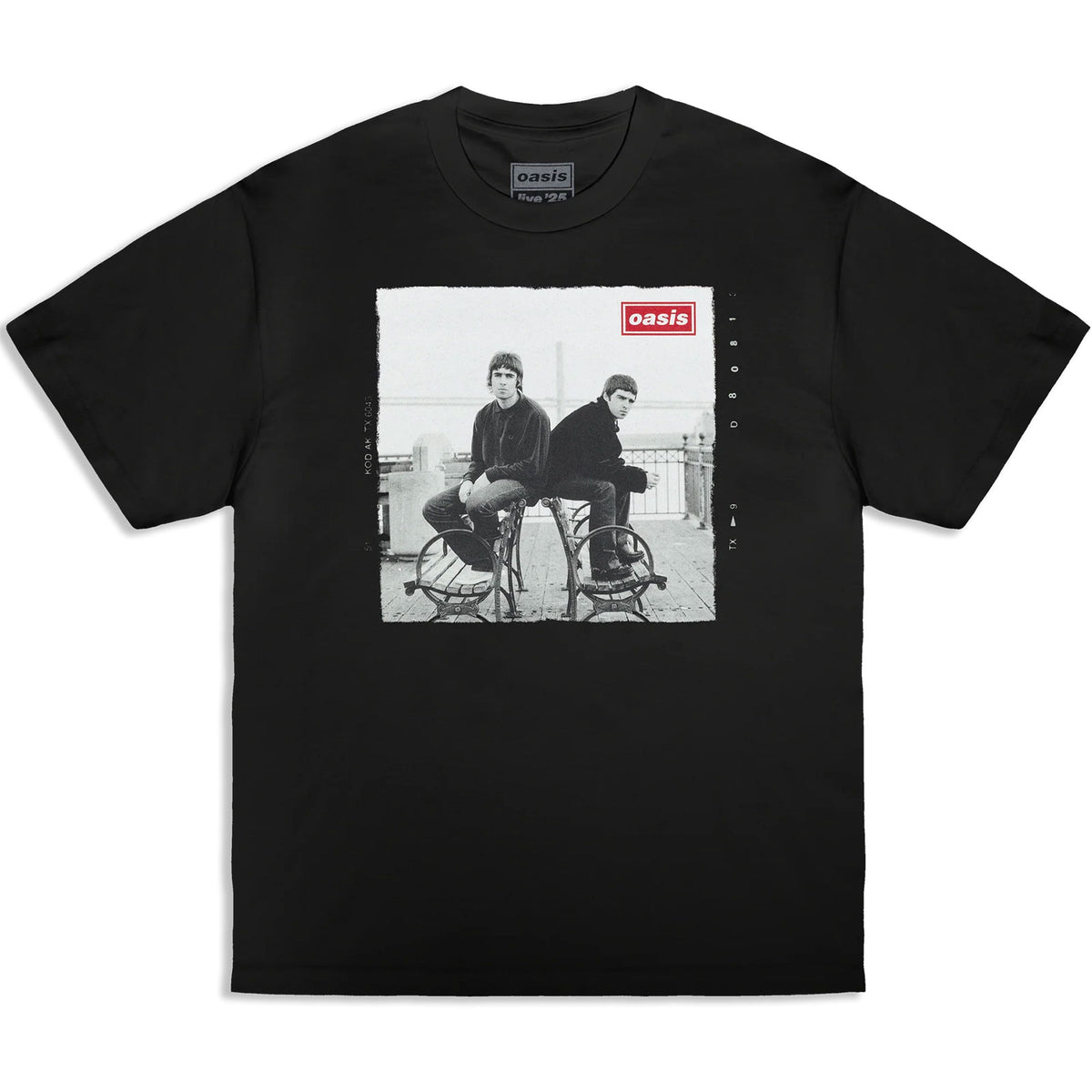 Oasis Unisex T-Shirt: Film Photo (Black) (Ex-Tour)