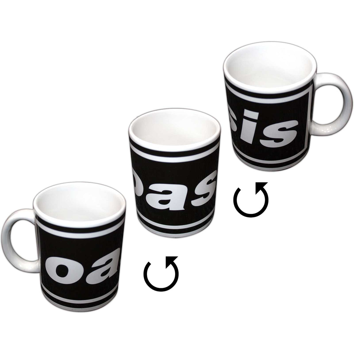 Oasis Unboxed Mug: Classic Logo (White)