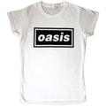 Oasis Ladies T-Shirt: Decca Logo (White)
