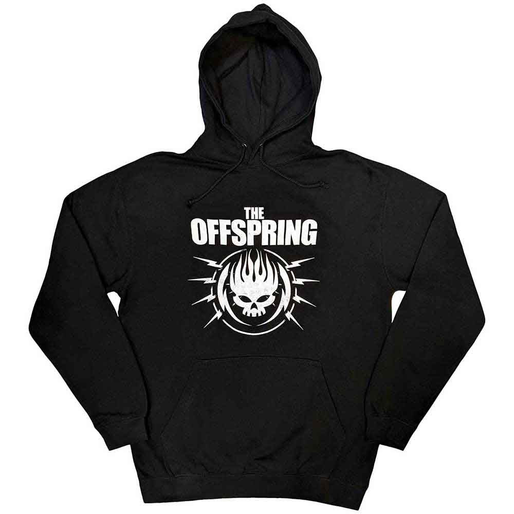 The Offspring Unisex Pullover Hoodie: Bolt Logo (Black)