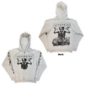 The Offspring Unisex Zipped Hoodie: Skeletons (Black) (Back Print) (LOS)