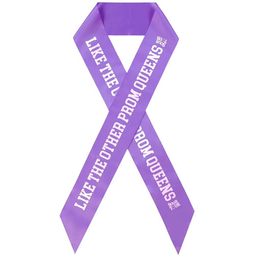 Olivia Rodrigo  Sash: Prom (Purple) (Ex-Tour)