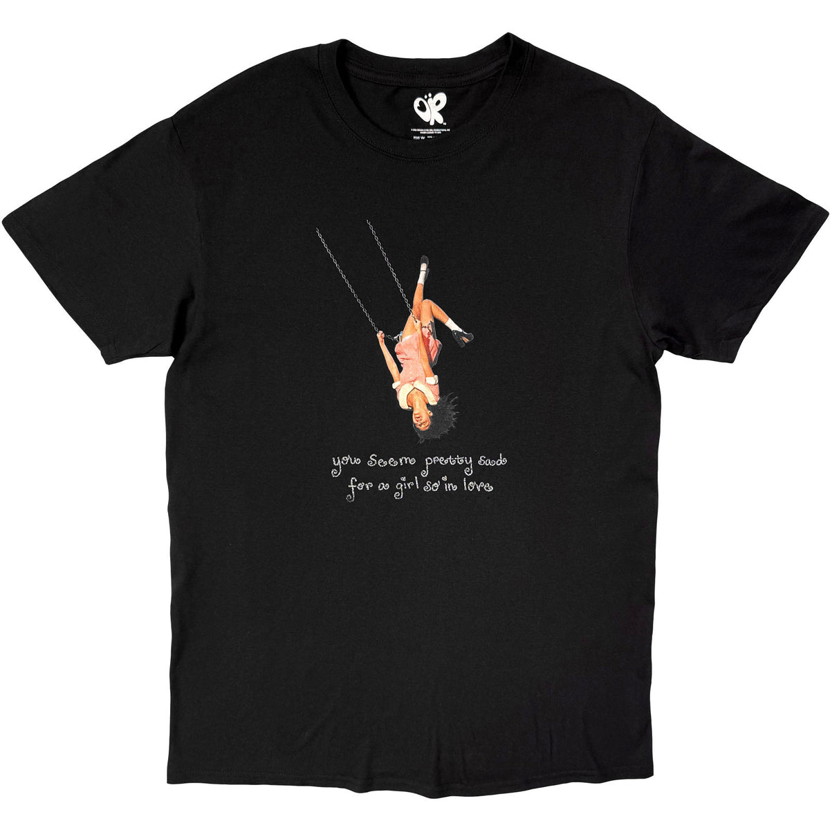 Olivia Rodrigo Unisex T-Shirt: Girl So In Love (Black)