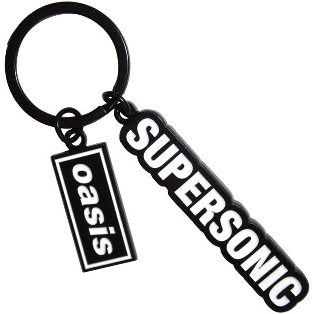Oasis: Supersonic Decca Logo Charm Keychain (Ex-Tour)