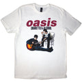 Oasis: Cigarettes & Alcohol Illustration Unisex T-Shirt (White)