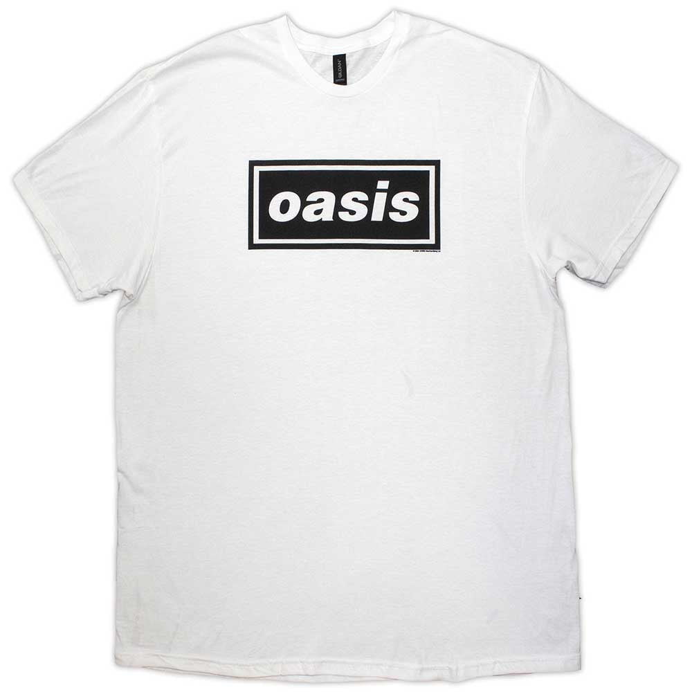 Oasis: Decca Logo Unisex T-Shirt (White)