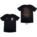 Oasis: Definitely Maybe AAA Setlist Unisex T-Shirt (Black) (Back Print)